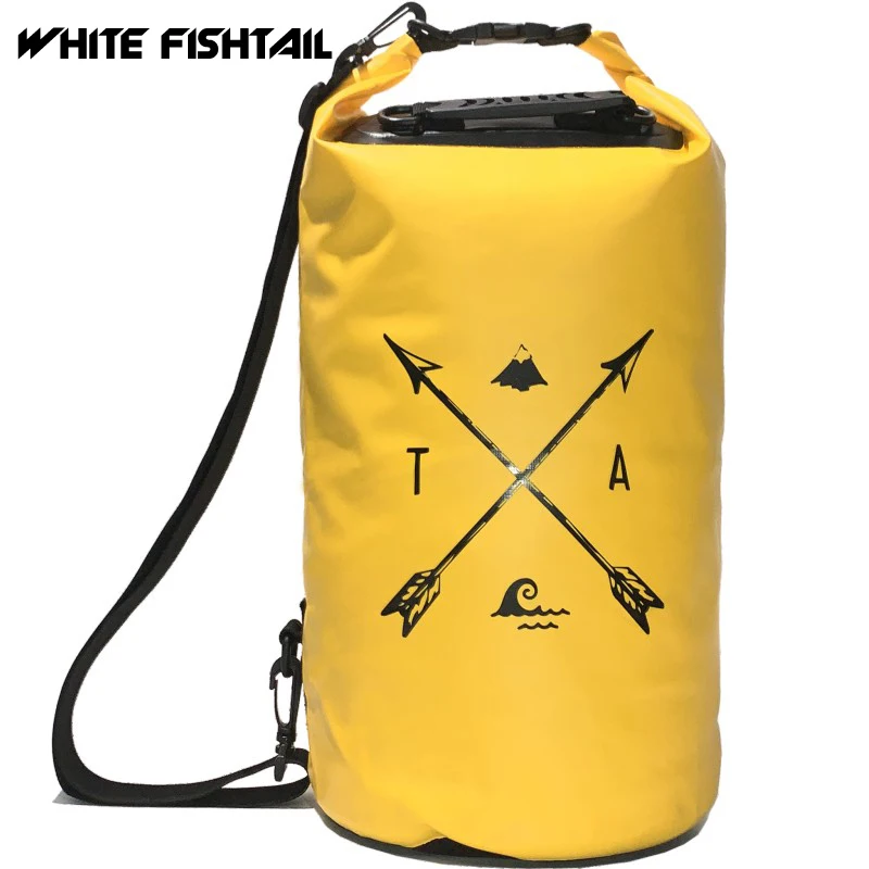 10/20L Outdoor Camouflage Waterproof Portable Rafting Diving Dry Bag Sack PVC Coated Swimming Bags River Trekking Dropshipping