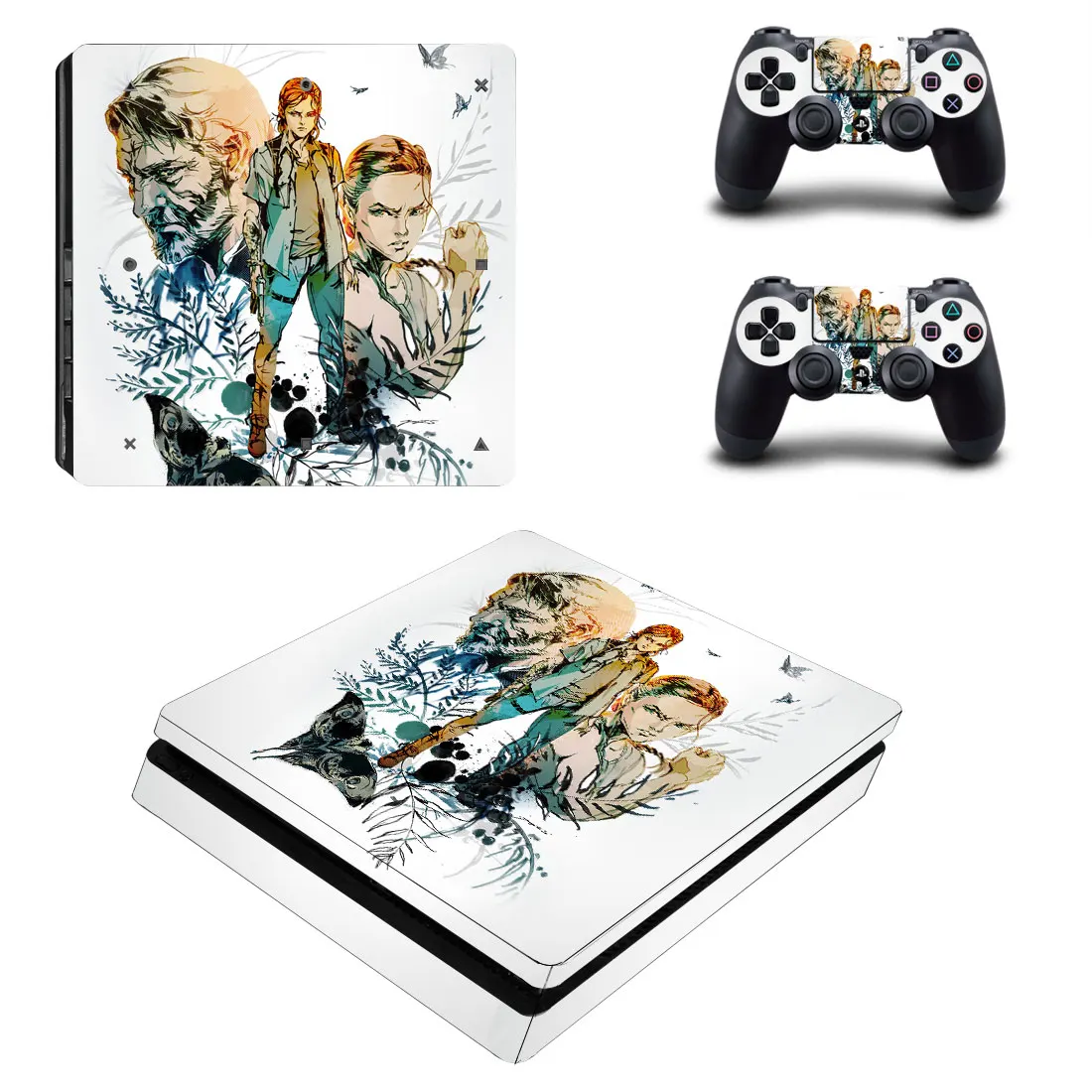 The Last of Us PS4 Slim Skin Sticker For Sony PlayStation 4 Console and Controllers PS4 Slim Skins Sticker Decal Vinyl