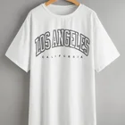 Лето 2021, Винтажная футболка с надписью Los Angeles Varsity California гордость штата Graphic, футболки с надписью Pirnt