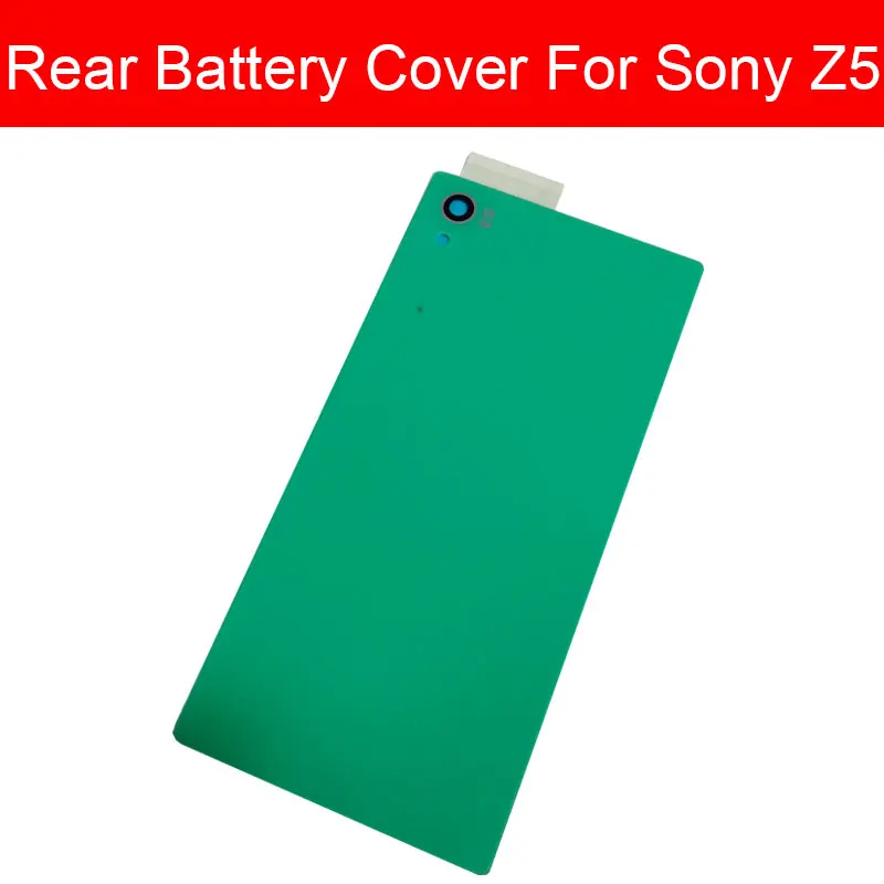 Задняя крышка батарейного отсека стеклянная для Sony Xperia Z5 E6653 E6683 E6633 E6603 Двойная