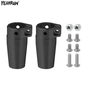 YEAHRUN 2Pcs Aluminum Rear Axle Knuckles Cup Adapters For 1/10 Axial Wraith 90018 RC Crawler Car Upgrade Parts