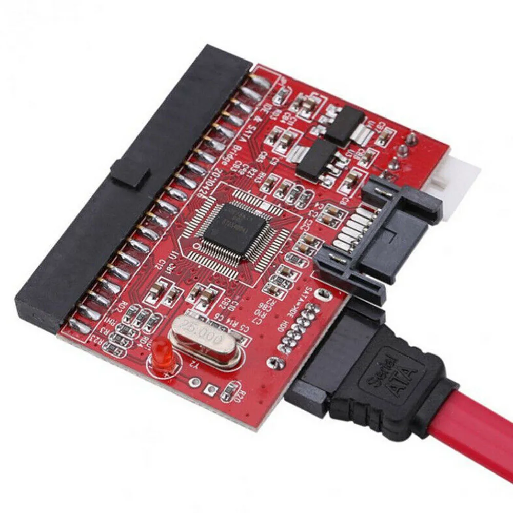 IDE 100/133 HDD CD DVD адаптер SATA конвертер SATA кабель и разъем питания