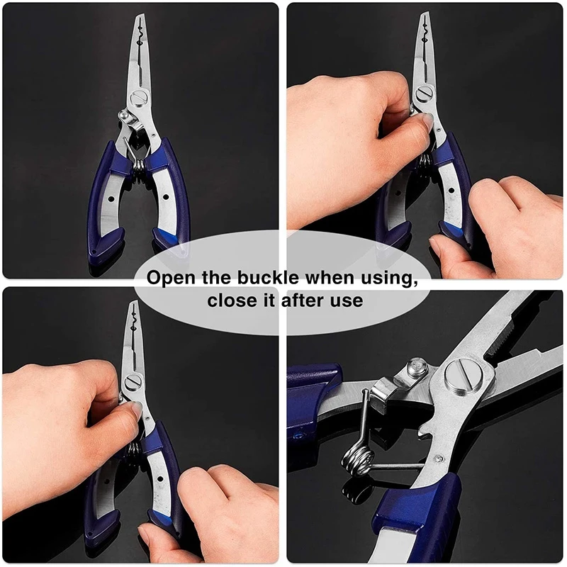 

2 Pcs Fishing Hook Remover T-Shaped Puller Extractor Hook Separator and 1 Pcs Stainless Steel Fishing Pliers for Fishing