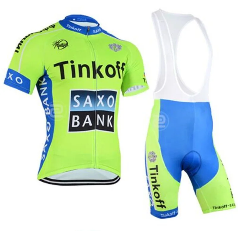 Saxo Bank Tinkoff Ropa Ciclismo/ciclo Ropa Ciclismo Спортивная одежда/bicicleta de carreras Ropa Ciclismo Джерси 9D нагрудник шорты - Цвет: C7