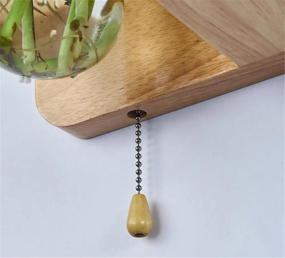 Современная Настенная декоративная лампа с выключателем деревянное стеклянное