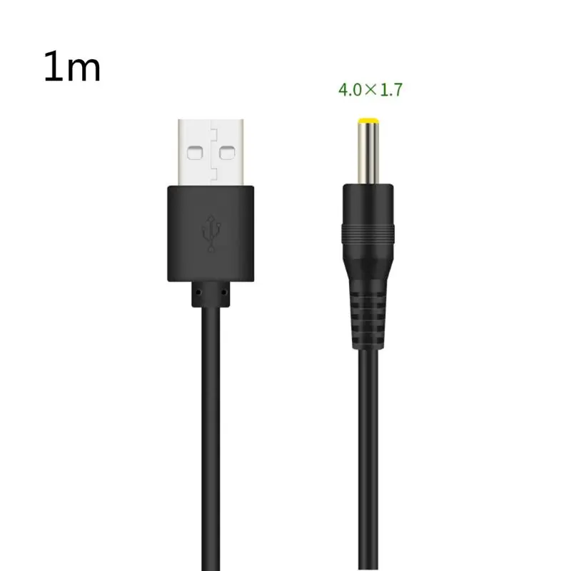 Кабель USB/DC для зарядки разъемы DC: 5 5 x 2 1 3 5 x 1 35 4 0 x 1 7 2 5 x 0 7 мм |