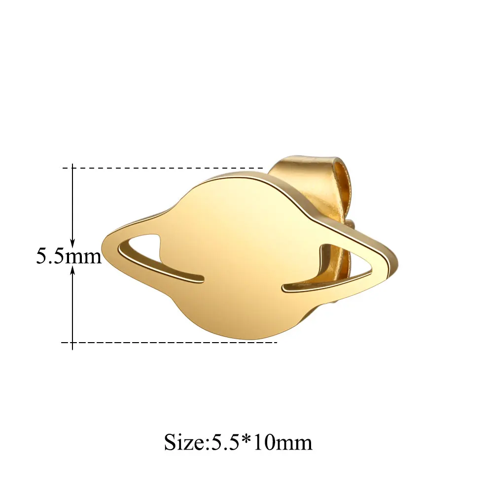 316L Stainless Steel Sun Star Meteor Stud Earring for Women - Perfect Gift for Parties - Elegant Jewelry Ear Studs image 6