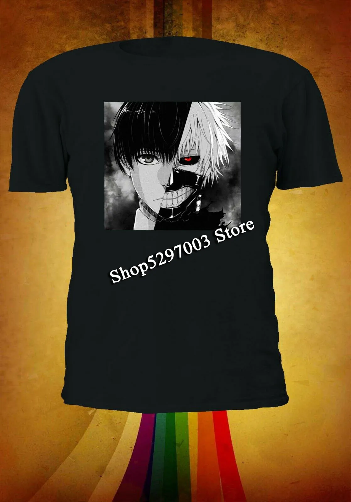 Tokyo Ghoul Kaneki Мужская и женская футболка унисекс майка бейсбольная худи 3270 новая