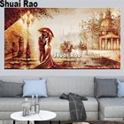 Алмазная живопись, абстрактная Европейская Романтическая любовь для пар, 100% квадратных круглых страз, алмазная 5d мозаика для творчества, полная вышивка