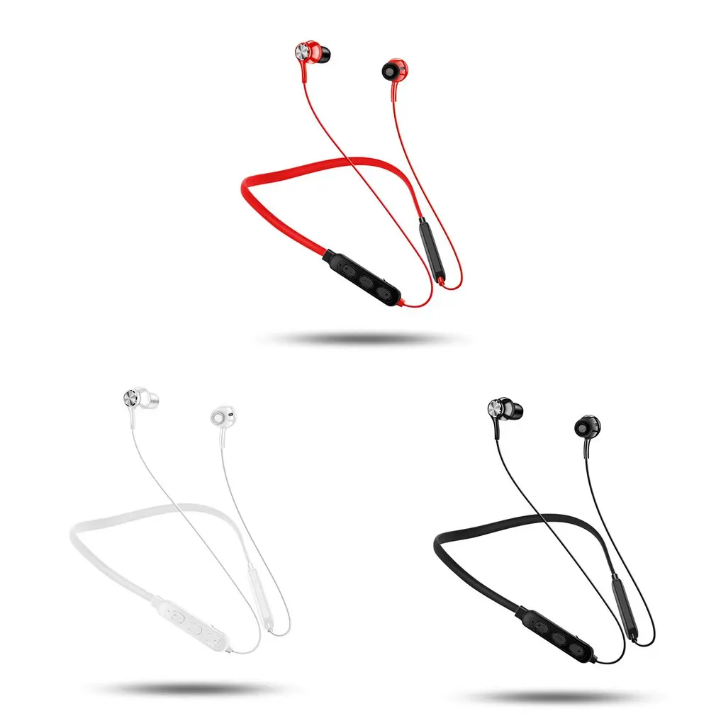 

Wireless Bluetooth Earphones Magnet stereo Bass Headset With Microphone Universal type sports waterproof headphones