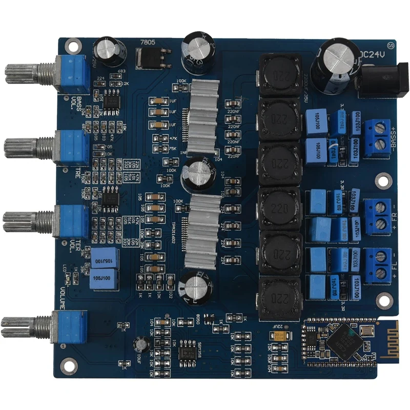Лидер продаж усилитель мощности TPA3116 2 1 50 Вт x2 + 100 Bluetooth класса D завершенная