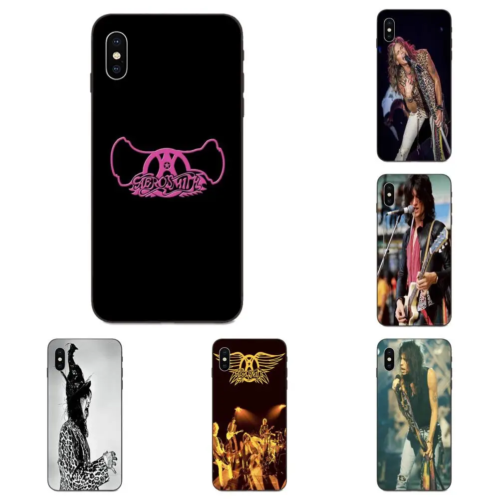 Aerosmith музыка TPU принт Капа для Galaxy A8 A9 звезды Примечание 4 8 9 10 S3 S4 S5 S6 S7 S8 S9 S10 Edge Lite Plus