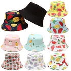 Летняя шляпа от солнца, 30 стилей, защита от солнца, защита от греться, ведро с головные уборы для мужчин и женщин затенением, двусторонняя, хлопковая, для путешествий, для рыбалки, унисекс