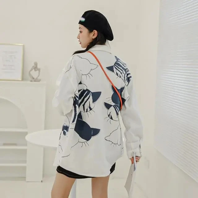 Демисезонная джинсовая куртка женская модная пальто новинка 2022 Корейская