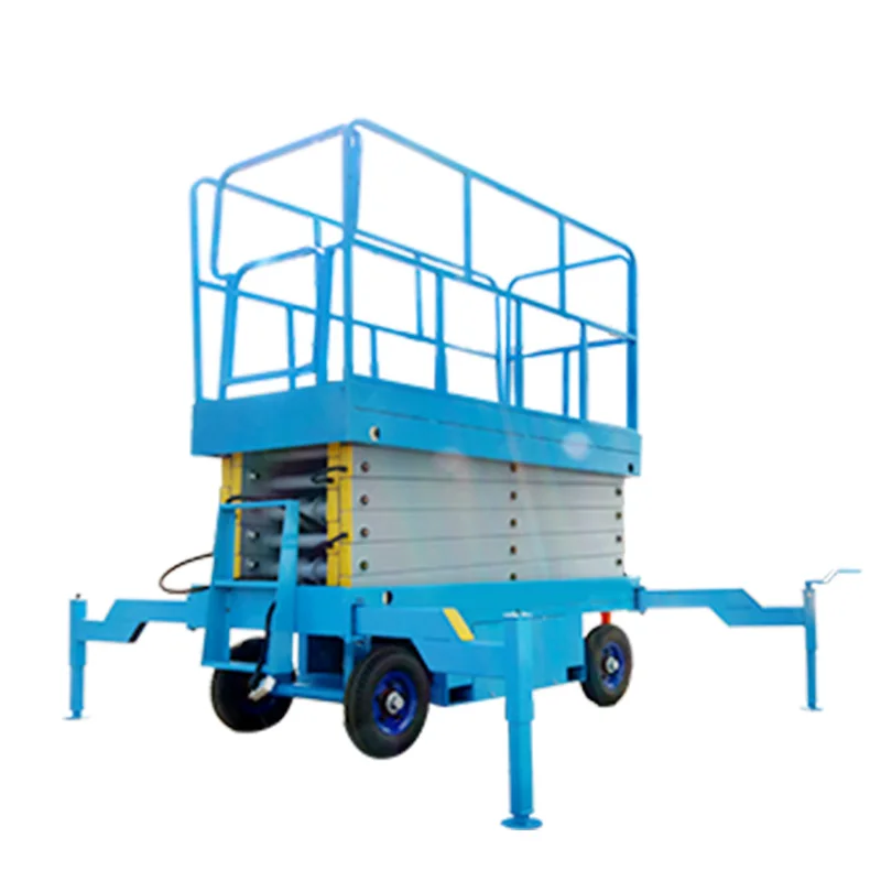 Scissor Lift 6m Hydraulic Electric Platform Aerial Work |