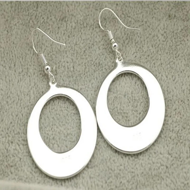 925 sterling silver drop earrings trendy fashion jewelry for women Eh002 | Украшения и аксессуары
