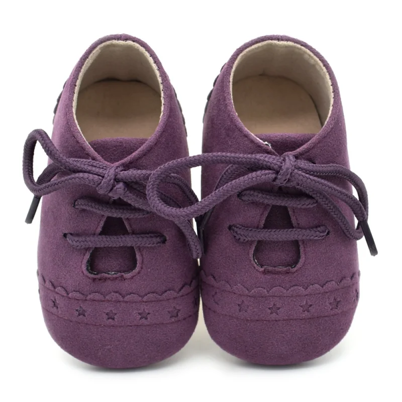 

Spring Autumn Infant Baby Girls Boys Spring Lace Up Soft Leather Shoes Toddler Sneaker Non-slip Shoes Casual Prewalker 12