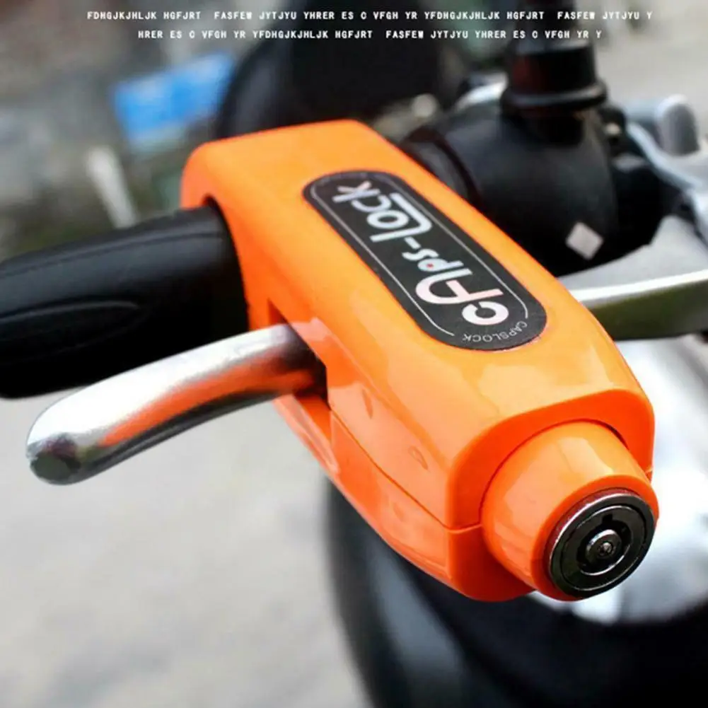 

Universal Motorcycle Lock Scooters Handlebar Safety Grip Vehicle Theft Throttle Motor Lockstitch Anti Conservation Locks Br H7P6
