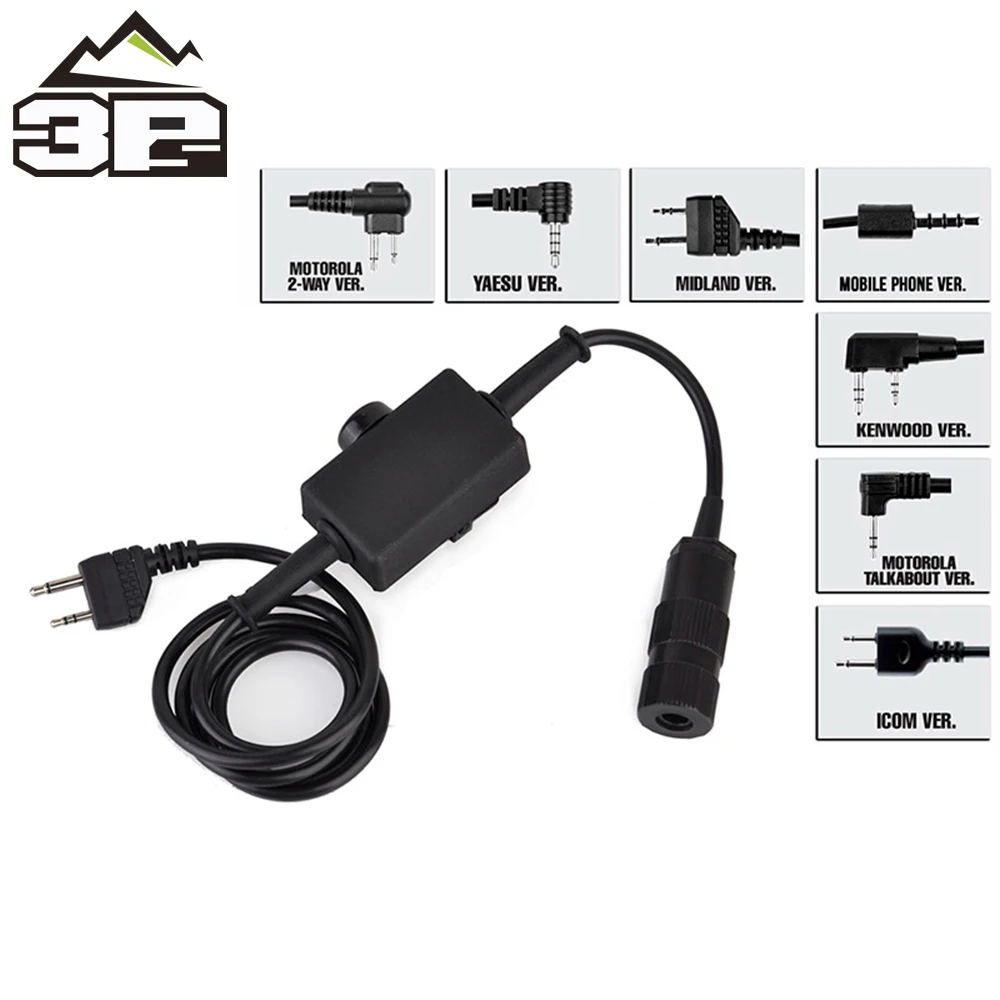 

Tractical Arisoft Militry, сигнал MH180-V Auriculares PTT, адаптер, тактические аксессуары для гарнитуры, Zatlantci, сигнал J-PTT WZ144
