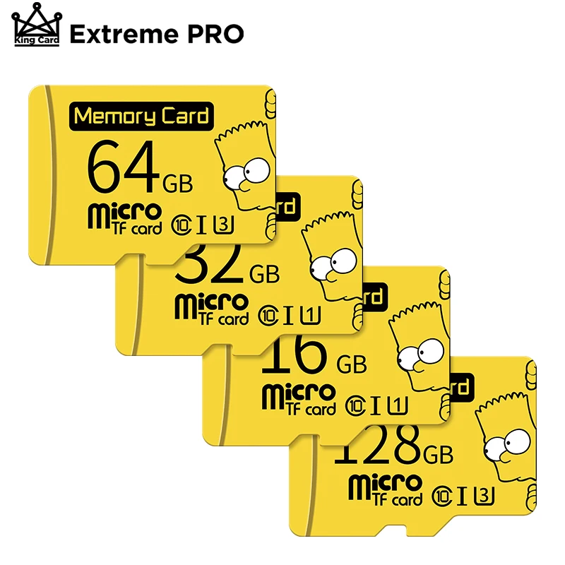 Карта памяти Micro SD класс 10 256 ГБ 128 64 32 16 8 Гб |