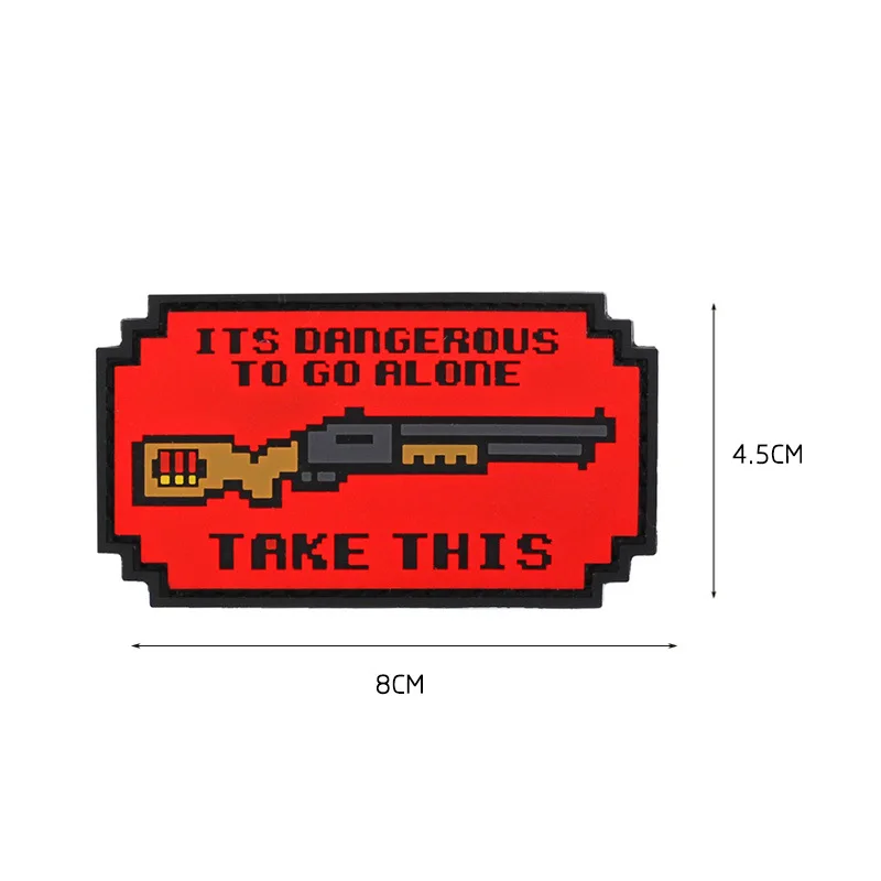 JAUNTILY пвх ретро видео игра это опасно чтобы пойти один взять оружие пушки ракетной