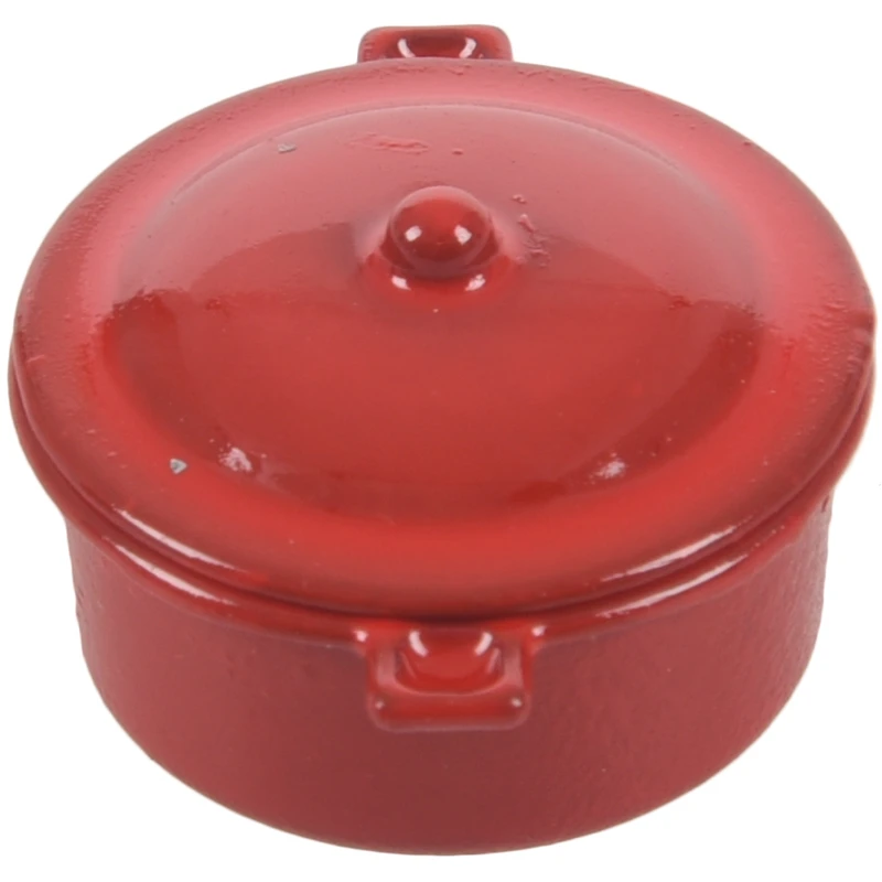 Кукольный домик миниатюрная кухонная утварь посуда кастрюля блюдо для тушения