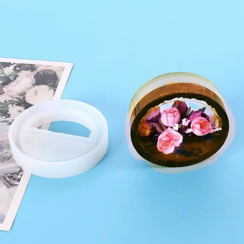 

New Transparent Silicone Mold Decoration Process For DIY Epoxy Resin Mold for potted plants