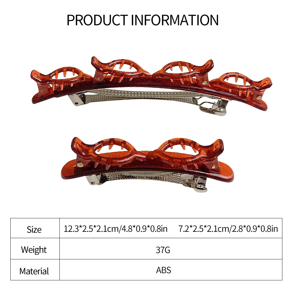 Новинка стильный черный зажим для волос |