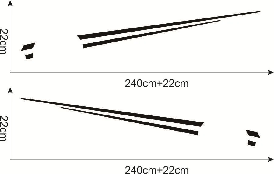

2pcs Car Side Sticker For Audi Vinyl Film Racing Decal Car Tuning Accessories
