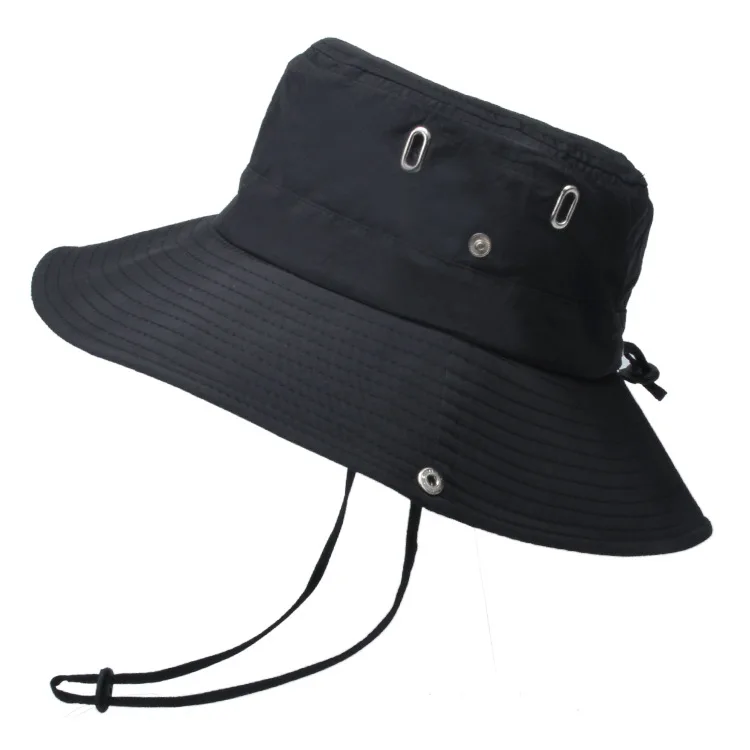 

Men Breathable Sun Hat Outdoor Fishing Hat Sunscreen Solid Color Fisherman Hat large brim hat Tourism Girl's Cap
