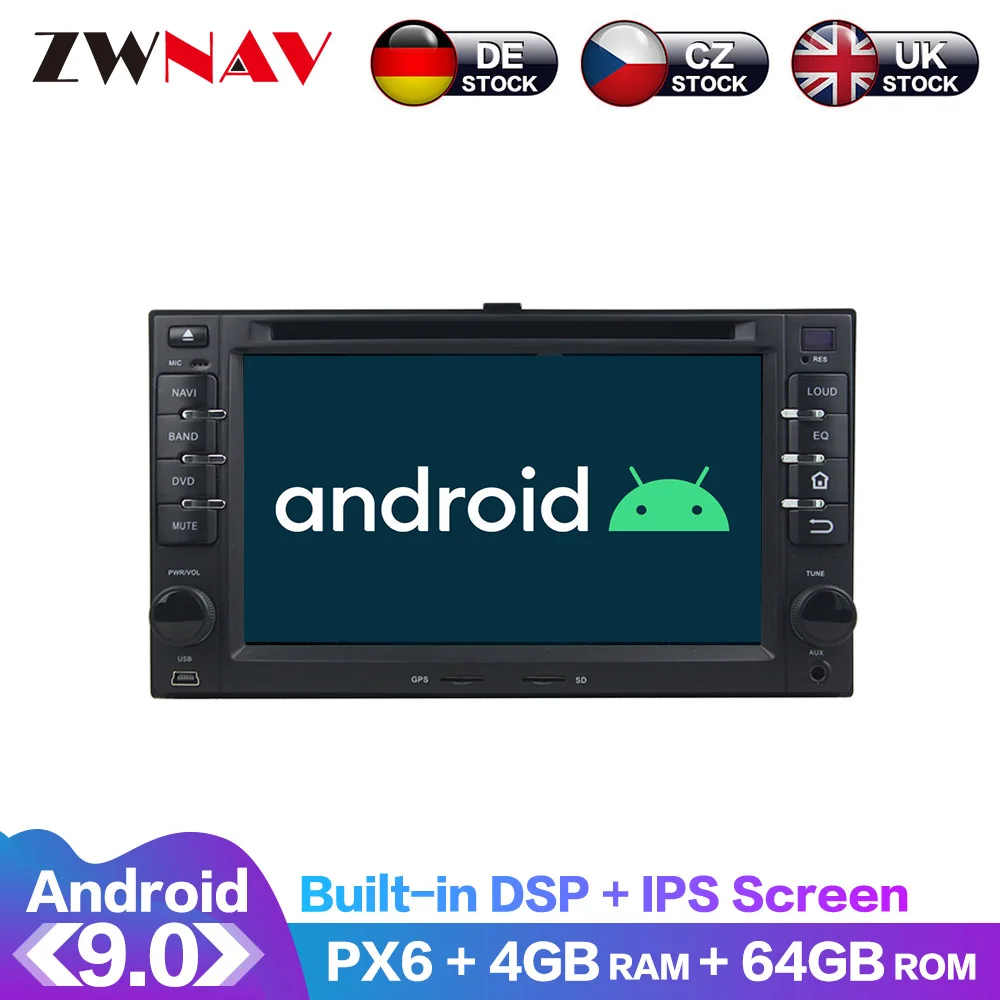 Android 9 IPS экран PX6 DSP для KIA SORENTO MAGENTIS SPORTAGE MORNING CEED RIO CERATO GPS мультимедийный плеер радио