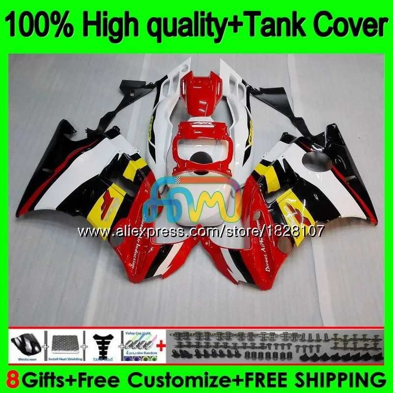 

Корпус + бак для HONDA CBR 600F2 Белый Красный 600 F2 FS CBR600FS 1BS.21 CBR600 F2 CBR600F2 91 92 93 1991 1992 1993 1994 обтекатель
