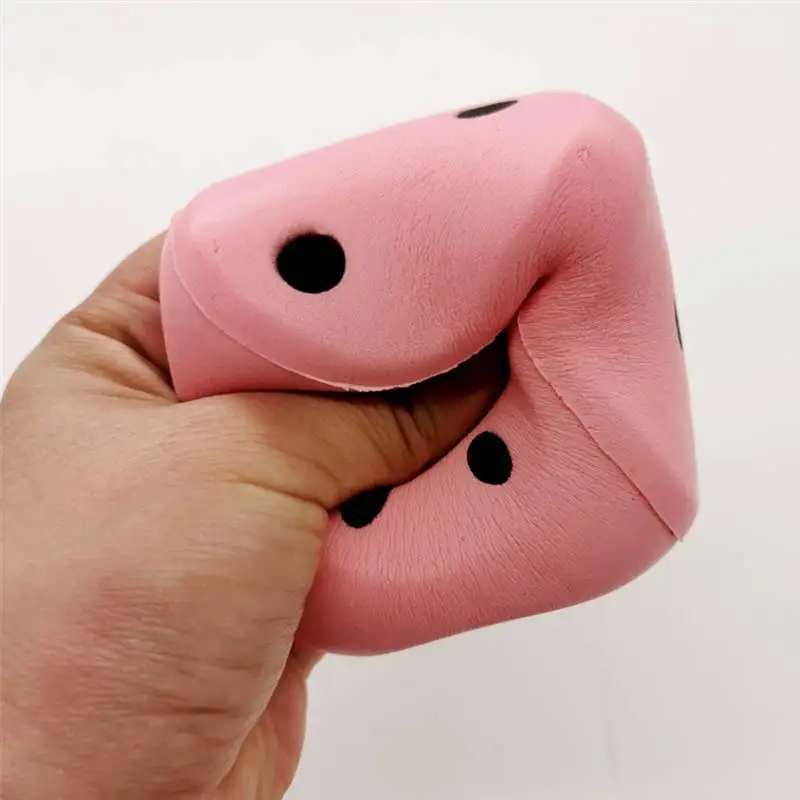 1 шт. рельеф игрушечные игральные кубики комфортное эффективное PU Игрушка для