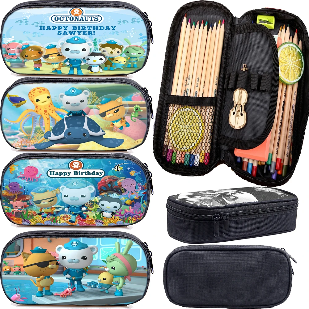 Чехол для карандашей Octonauts многофункциональная детская мультяшная сумка ручек