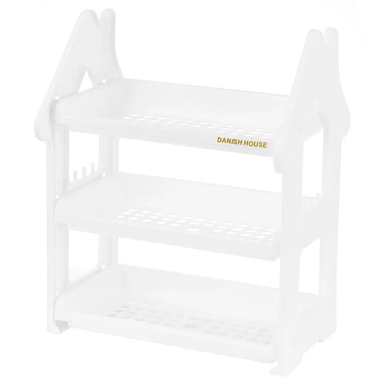 Нордический 2/3 слойный домашний кухонный стеллаж для хранения пластмассовый