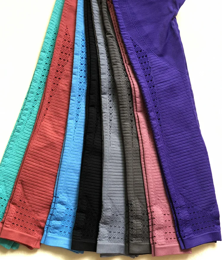 Женские Бесшовные Леггинсы с высокой талией для йоги фитнеса тренировки