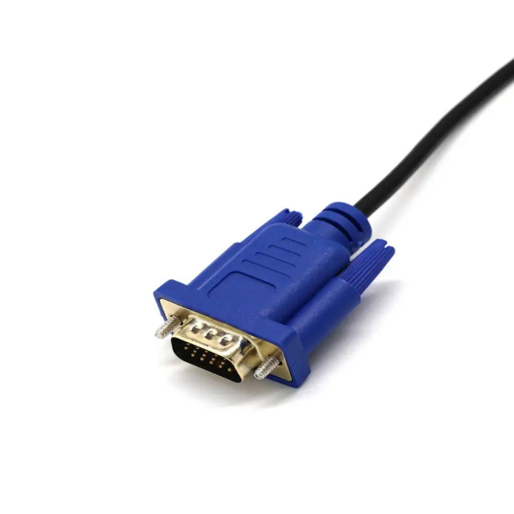 Двойное соединение DVI-I DVI к VGA D-Sub видео адаптер кабель конвертер