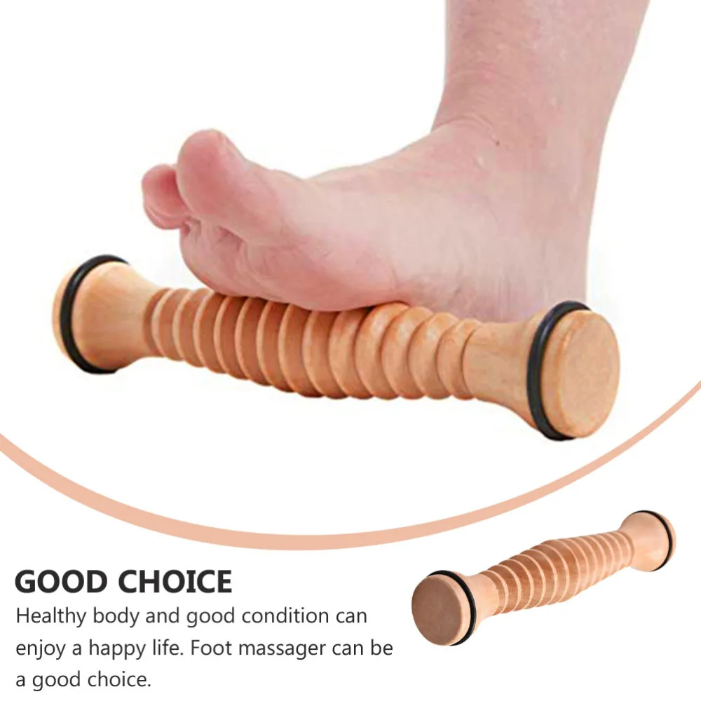 

2Pcs Wooden Foot Sole Roller Massager Foot Care Relaxation and Relief Massager