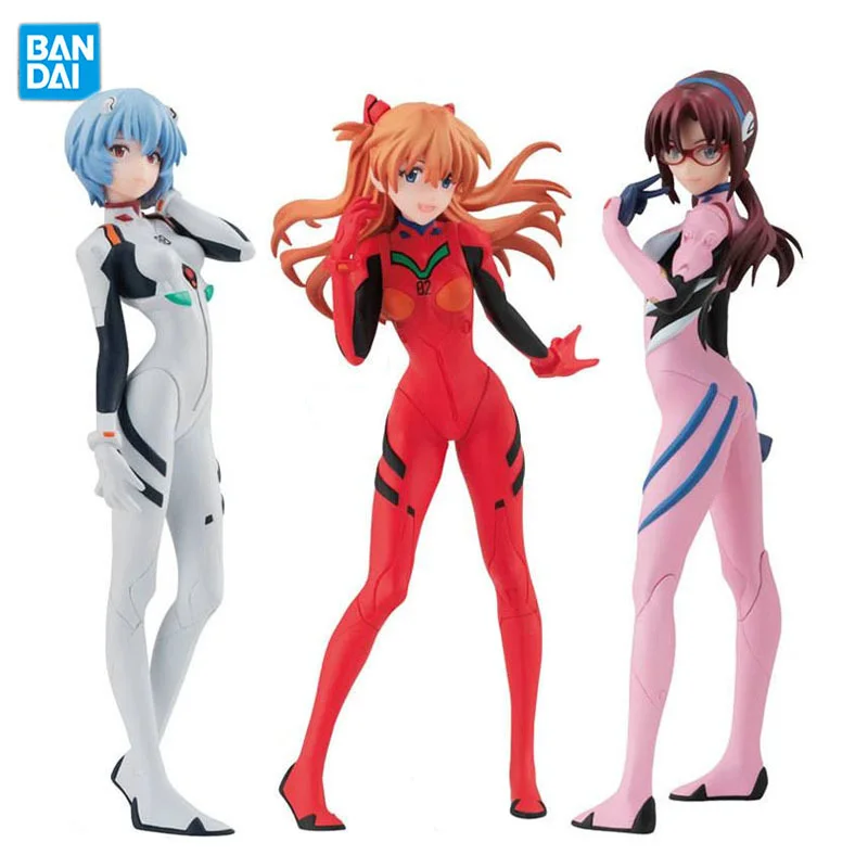 Фигурки героев аниме Bandai EVANGELION HG Gashapon серия 02 EVA Аянами Рей АСУКА Лангли сори