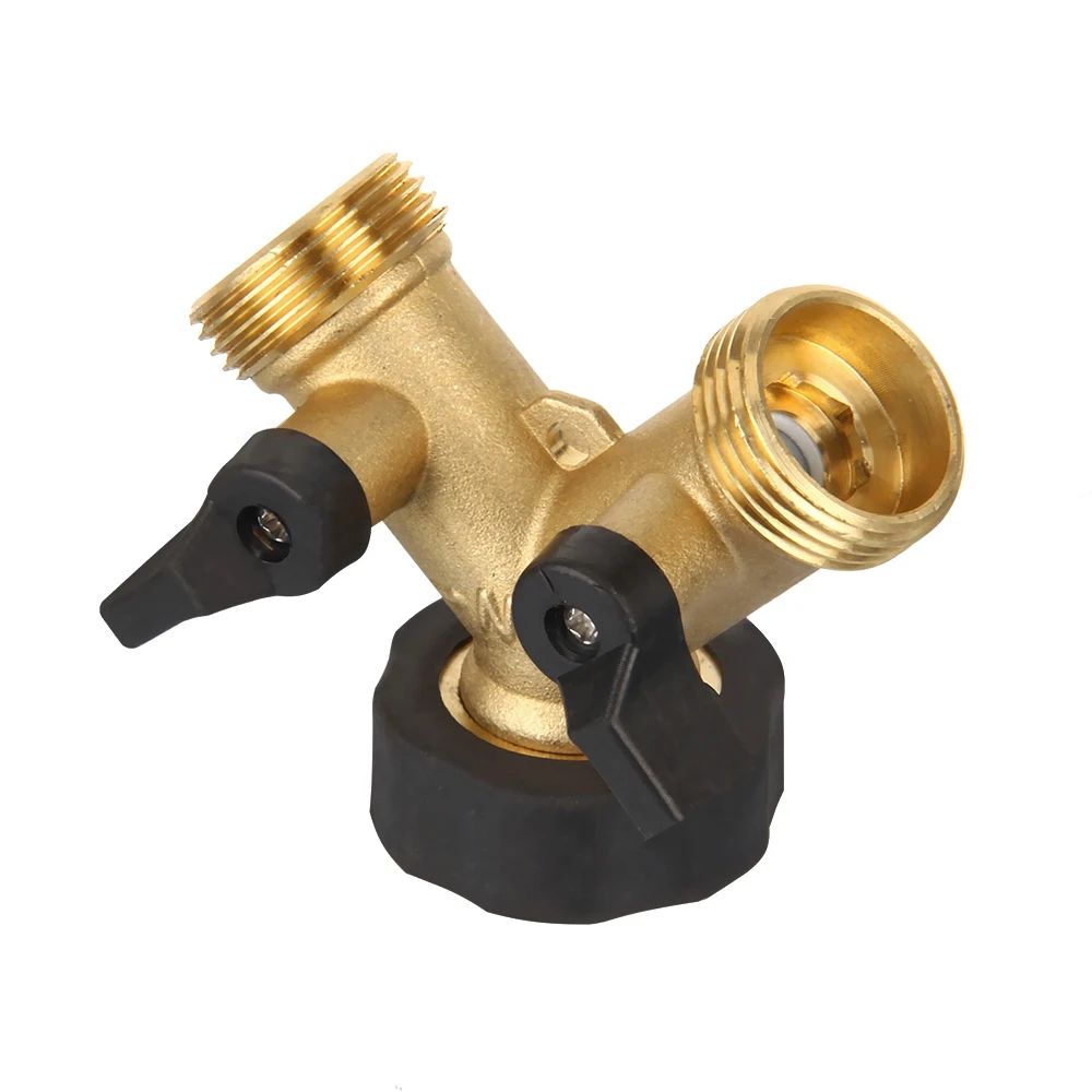 Y-образный садовый магнитный медный двухсторонний клапан для поворота воды