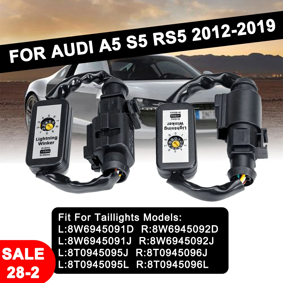 Светодиодный задний фонарь Динамический указатель поворота дополнительный