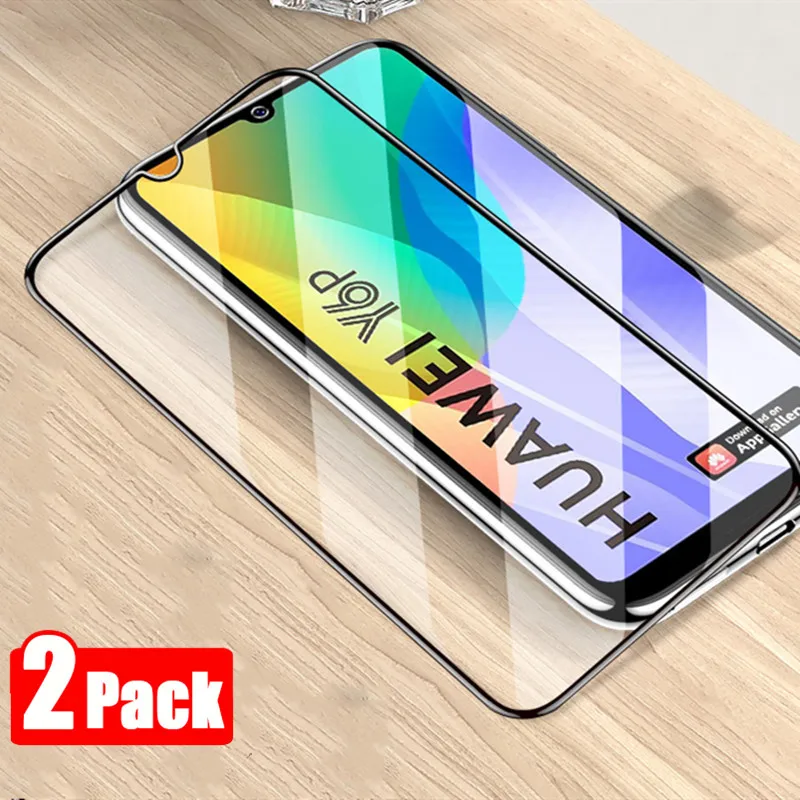2 шт Защита экрана для Huawei Y6P Y5P Y7P Y8P защитное стекло против царапин