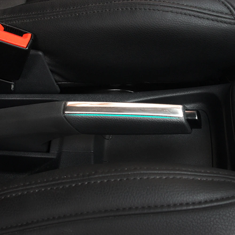 Автомобильный Стайлинг из нержавеющей стали ручной тормоз блестки украшения