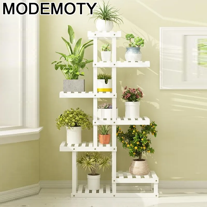 

Pot Mueble Plantas Huerto Urbano Madera Estante Para Flores Outdoor Stojak Na Kwiaty Dekoration Balcony Shelf Flower Stand