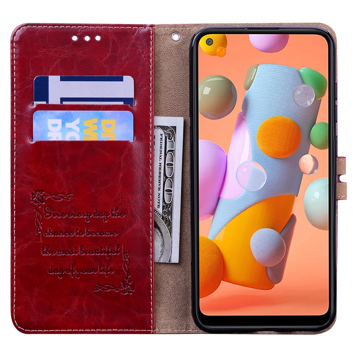 Чехол-бумажник для Samsung Galaxy A11 A115f SM-A115F/DSN 6 4 дюйма A 11 чехол с магнитной застежкой
