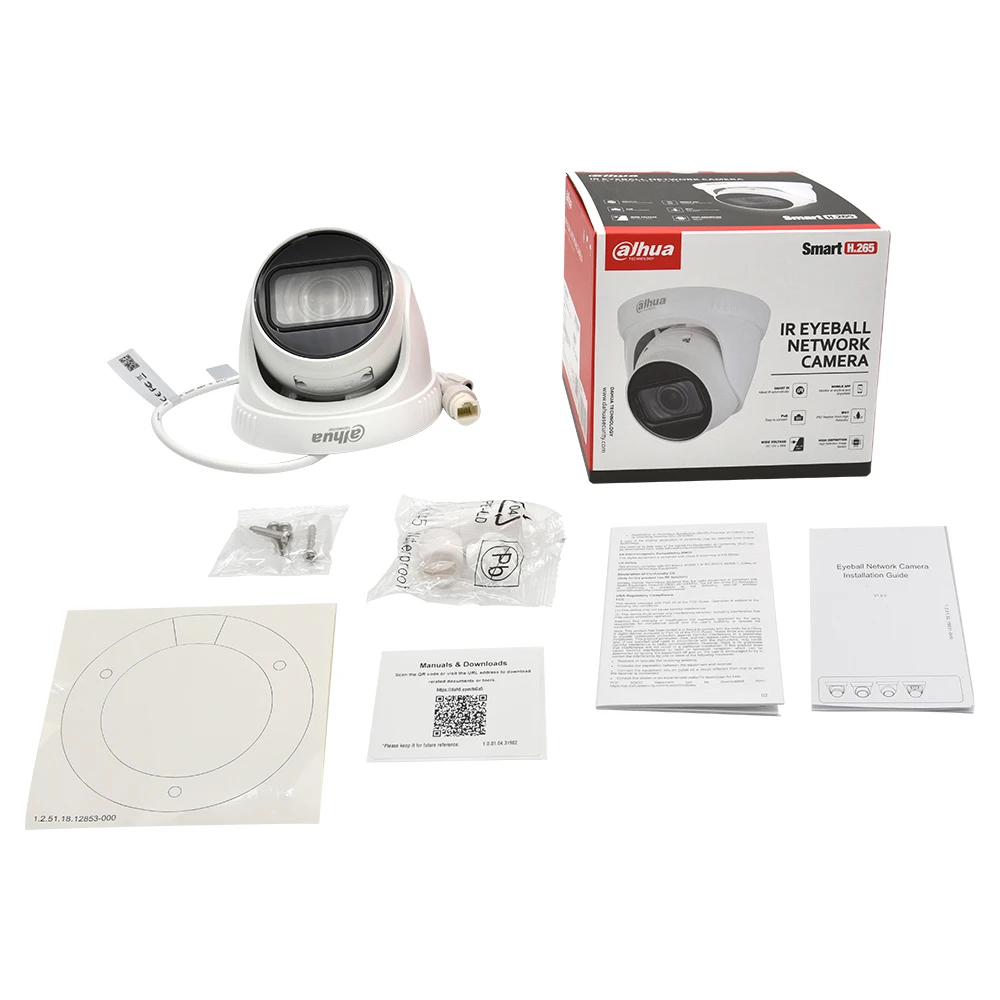 Dahua оригинальная IPC HDW1431T1 ZS S4 мини купольная PoE ip камера Zoom 2 8 12 мм HD 4MP IR 50 м H.265 WDR 3D DNR