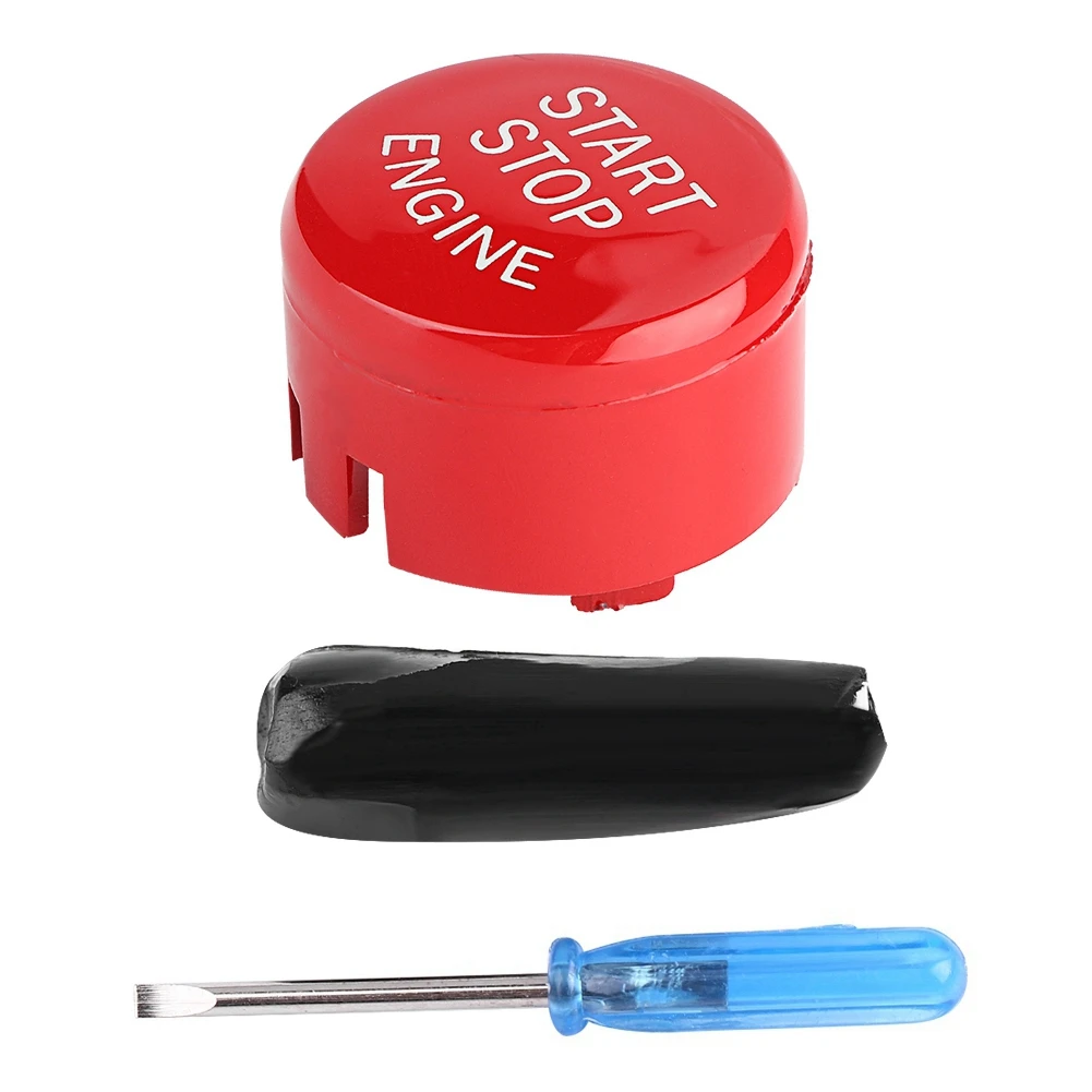1 шт. автомобильная Антикоррозийная кнопка запуска АБС пластик с одной кнопкой