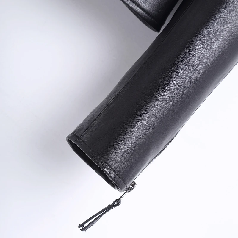 

JCHB 2021 Autumn new women's genuine leather coat Haining sheepskin small coat slim short Korean style jacket