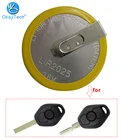 OkeyTech Rechargeble LIR2025 3,6 V Батарея для BMW e46 e39 e36 e38 e34 дистанционный ключ для автомобиля в виде ракушки крышка чехол Брелок Фирменная пуговица Батарея