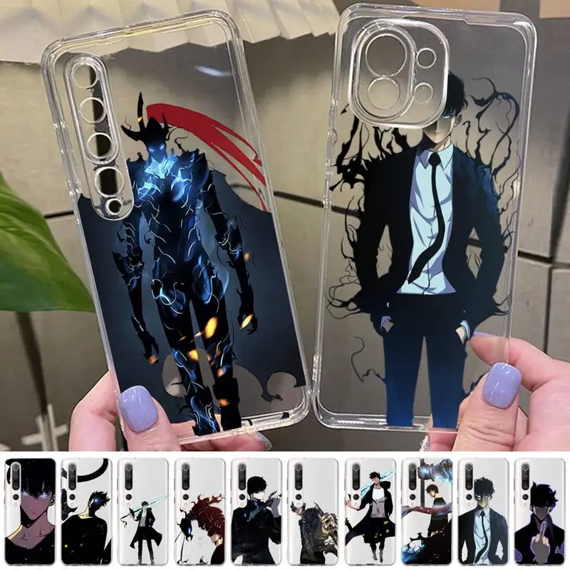 

YNDFCNB Comics solo leveling cool Sung Jin-Woo Phone Case For Redmi Note 5 7 8 9 10 A K20 pro max lite for Xiaomi 10pro 10T